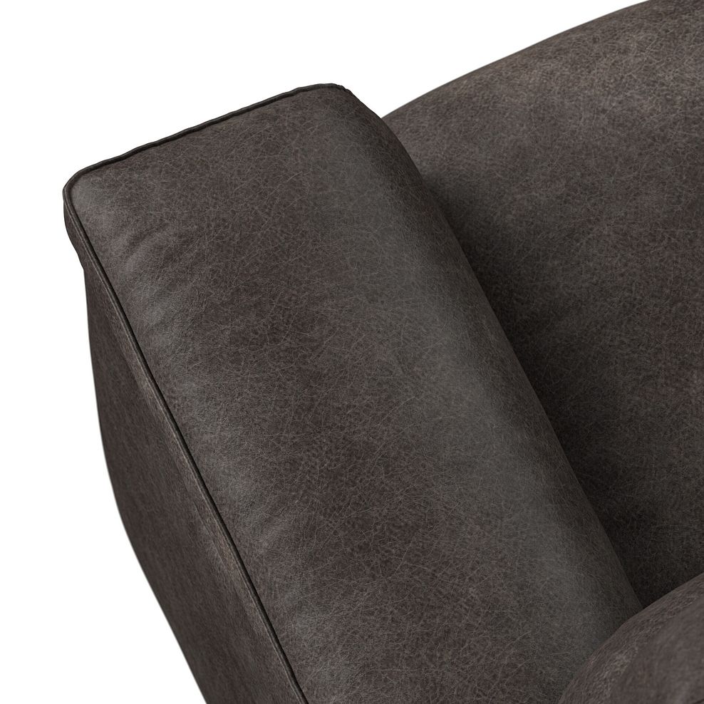 Selby Power Recliner Armchair with Power Headrest in Pilgrim Pewter Fabric 9