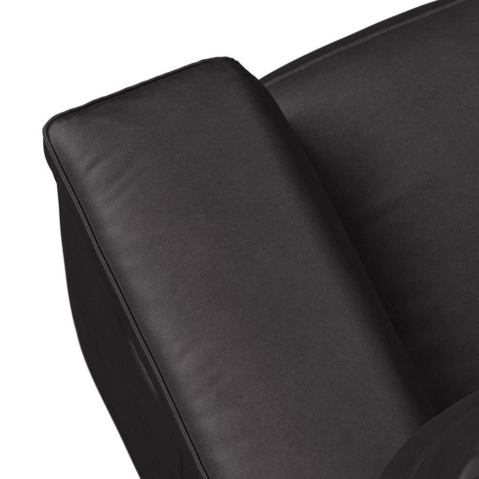 Selby Power Recliner Armchair with Power Headrest in Virgo Black Leather 12