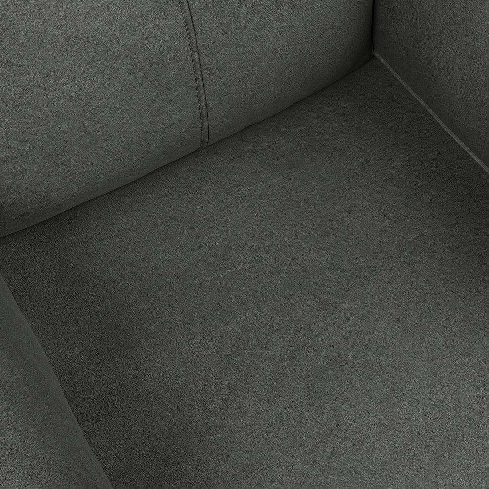 Selby Power Recliner Armchair with Power Headrest in Virgo Lead Leather 11