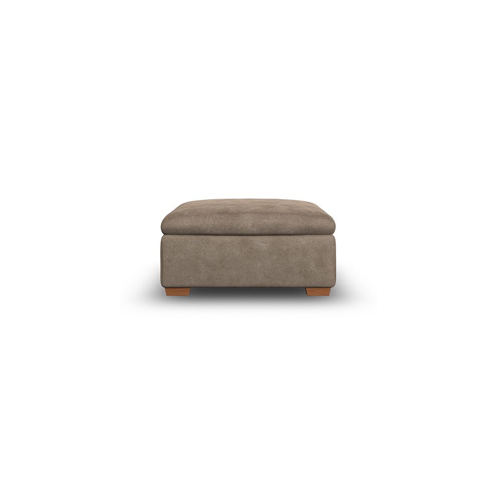 Selby Storage Footstool in Miller Earth Brown Fabric 3