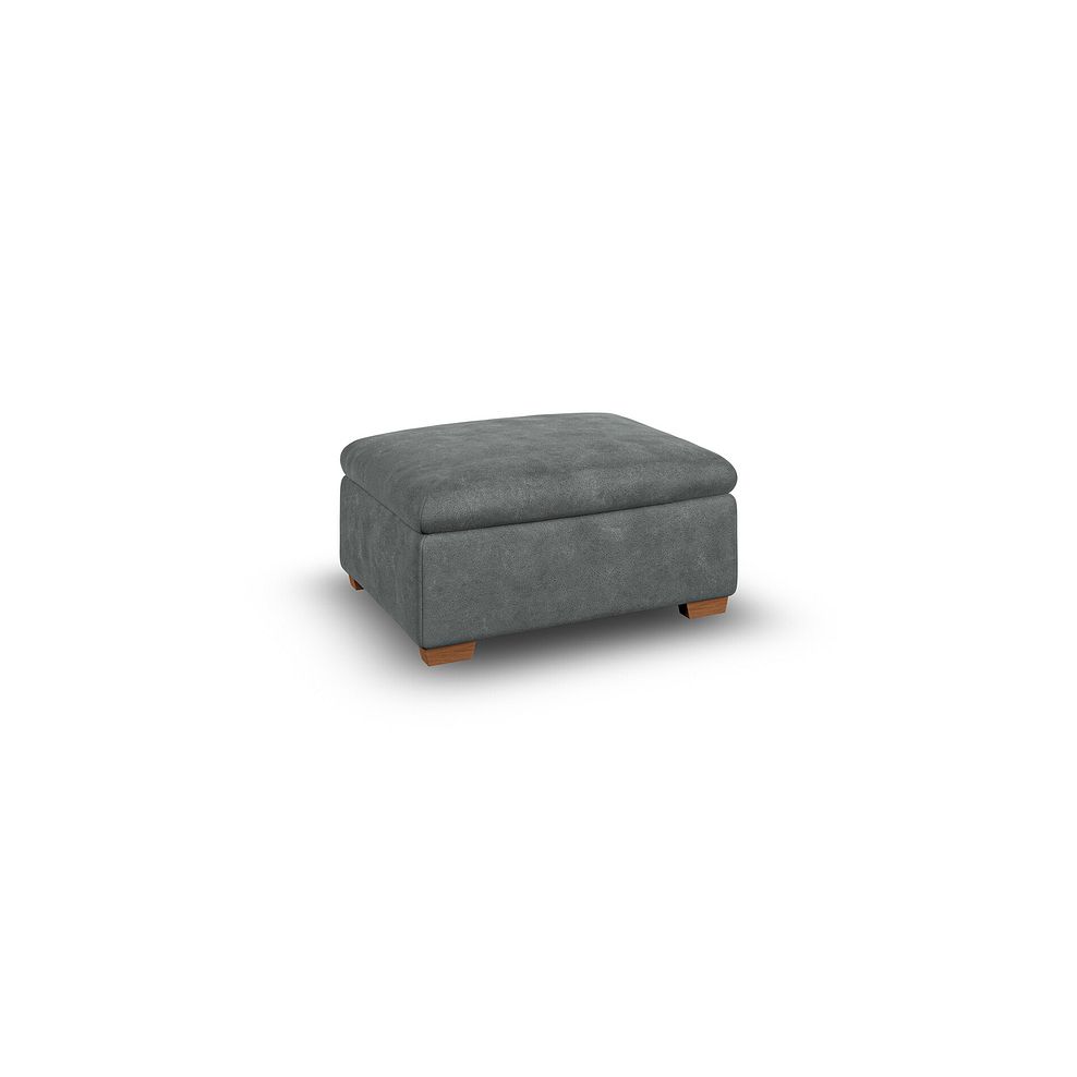 Selby Storage Footstool in Miller Grey Fabric 1