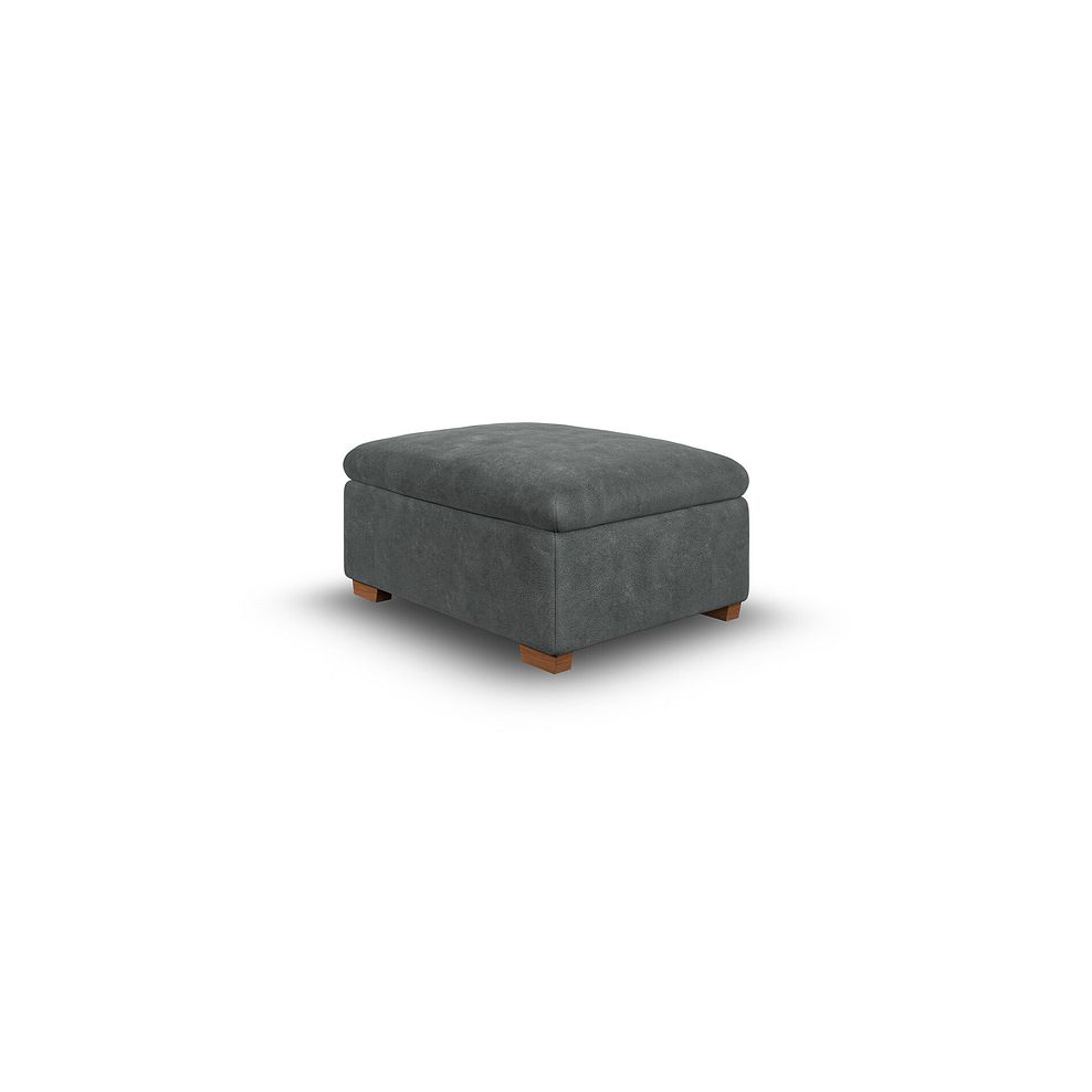 Selby Storage Footstool in Miller Grey Fabric 4