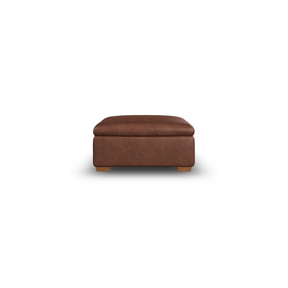 Selby Storage Footstool in Virgo Chestnut Leather 4