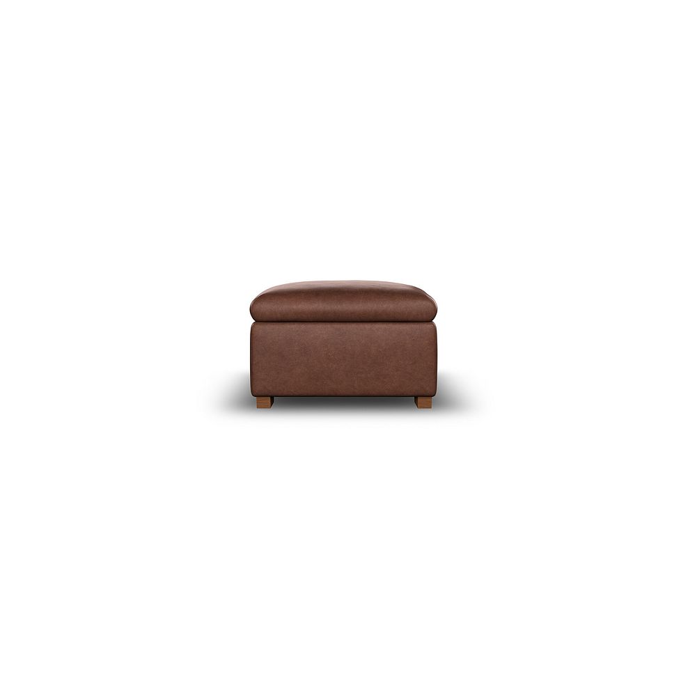 Selby Storage Footstool in Virgo Chestnut Leather 6