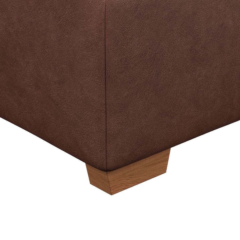 Selby Storage Footstool in Virgo Chestnut Leather 8