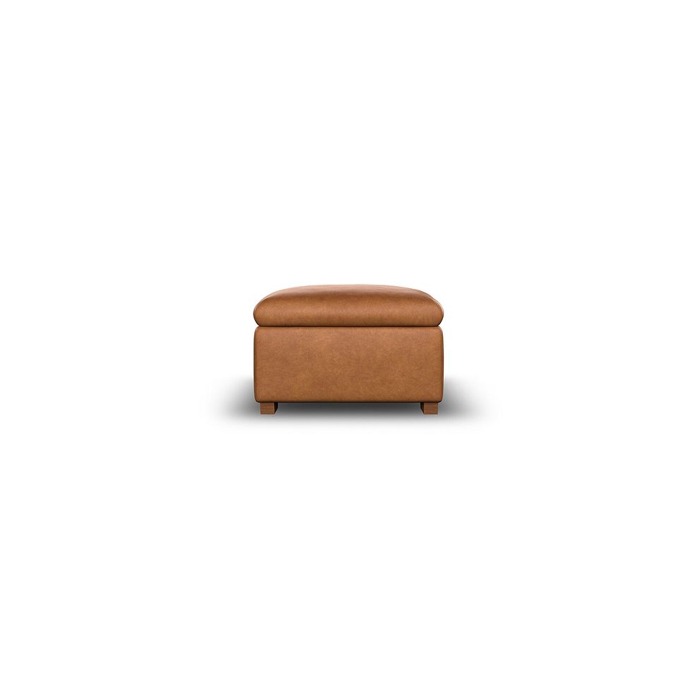 Selby Storage Footstool in Virgo Cognac Leather 5