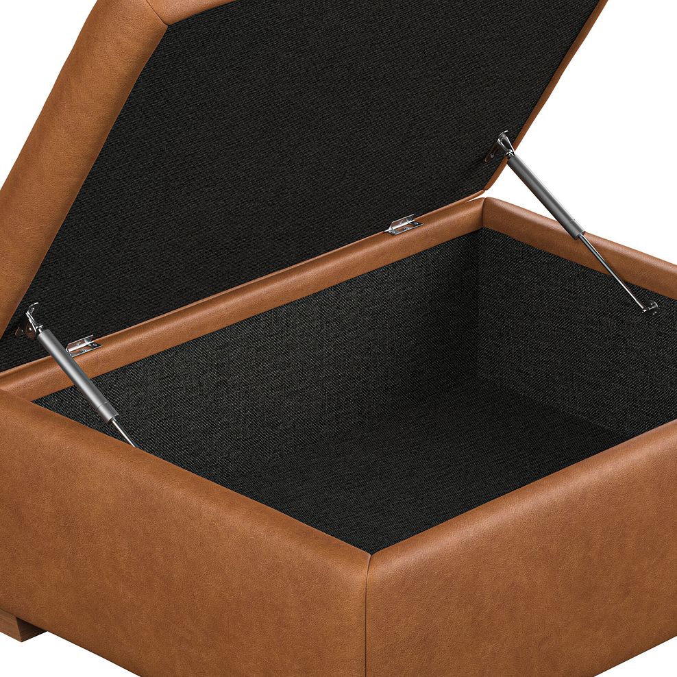 Selby Storage Footstool in Virgo Cognac Leather 9