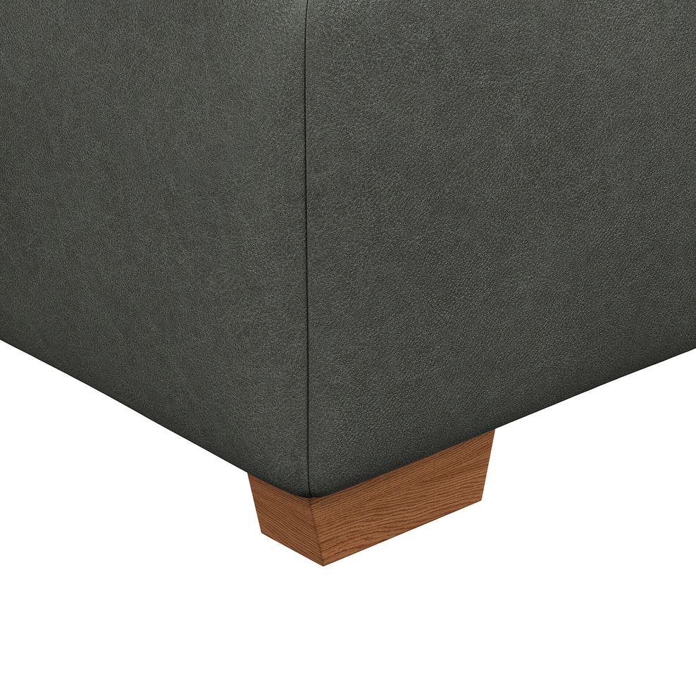 Selby Storage Footstool in Virgo Lead Leather 7