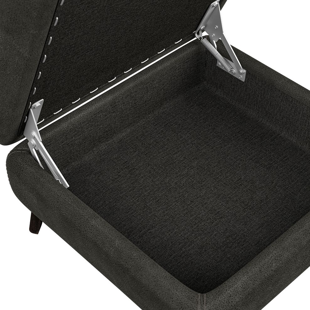 Seymour Storage Footstool in Billy Joe Grey Fabric 6