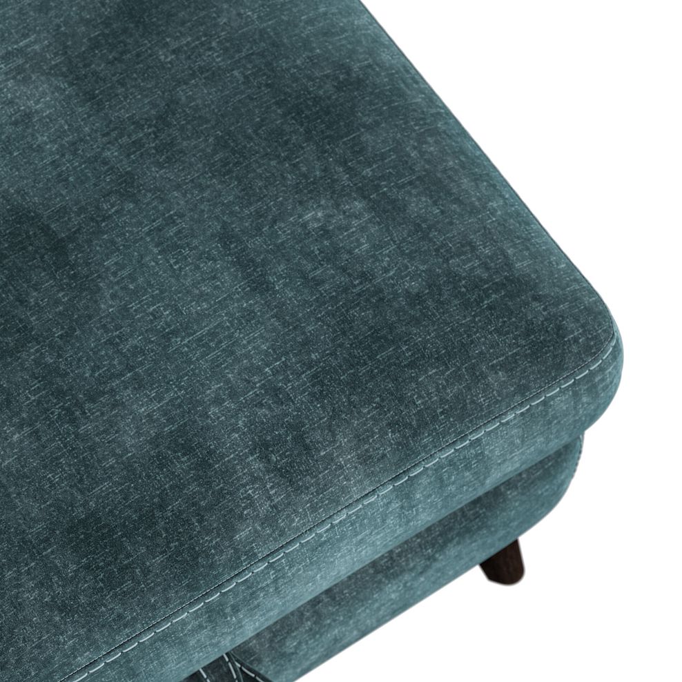 Seymour Storage Footstool in Descent Blue Fabric 6