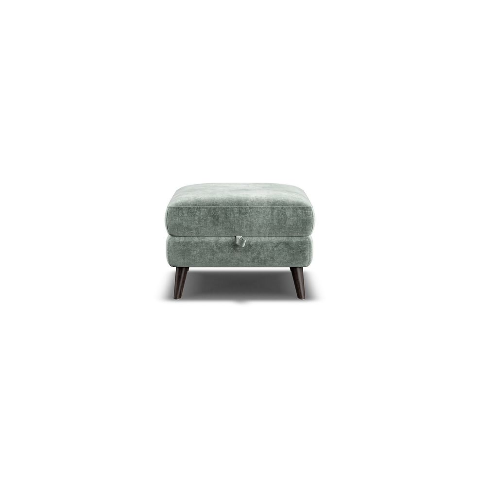 Seymour Storage Footstool in Descent Pewter Fabric 3