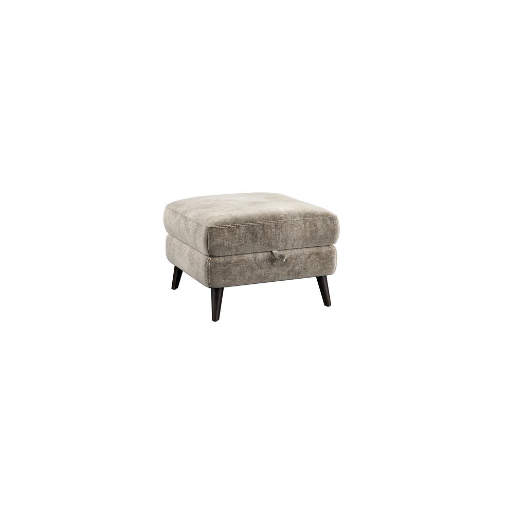 Seymour Storage Footstool in Descent Taupe Fabric 1