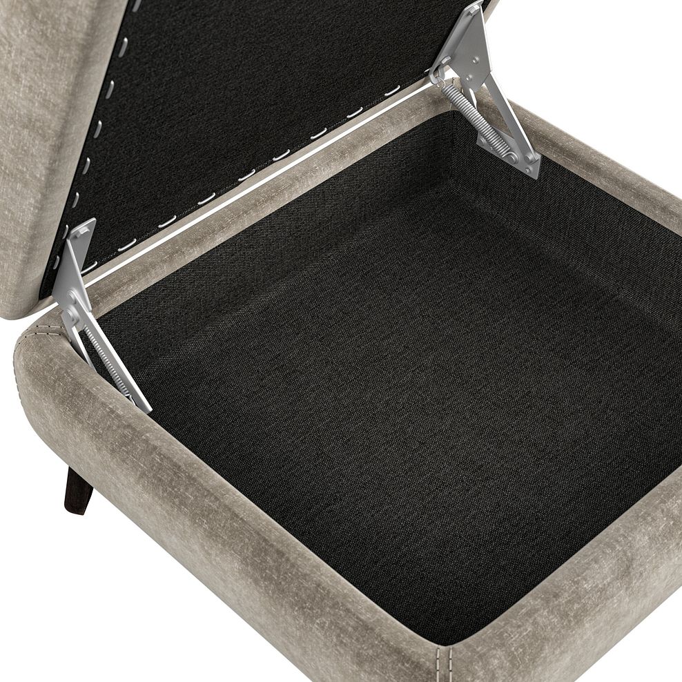 Seymour Storage Footstool in Descent Taupe Fabric 6