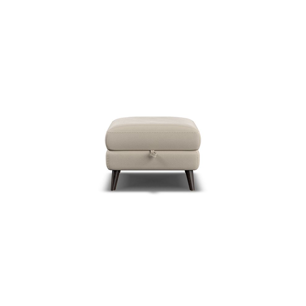 Seymour Storage Footstool in Pebble Leather 3