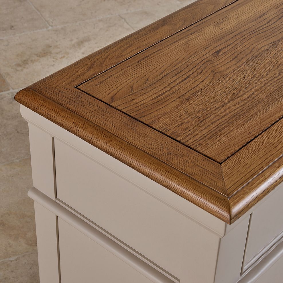 Shay Rustic Oak and Painted 3+2 Chest of Drawers 6