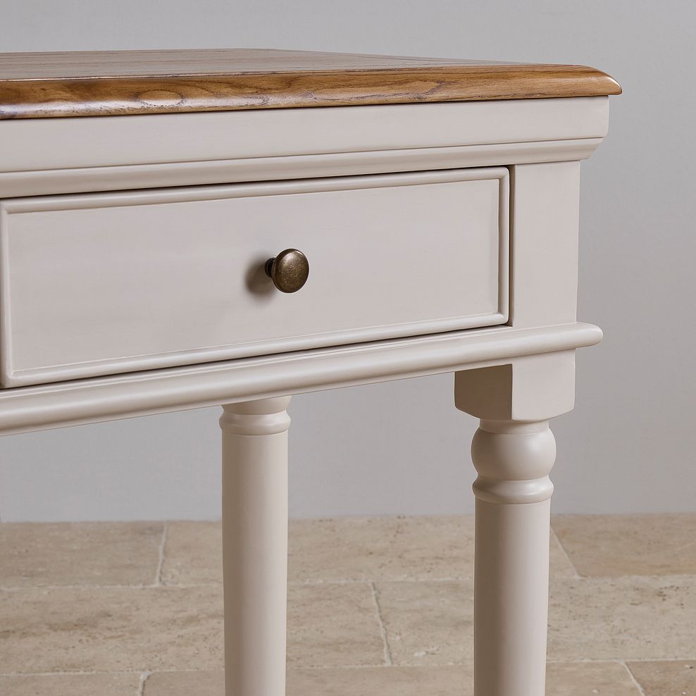 Shay Rustic Oak and Painted Console Table Thumbnail 6