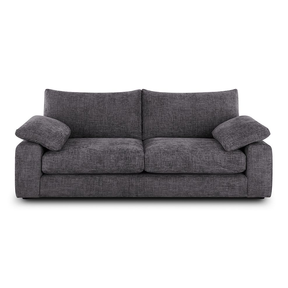 Shelby 3 Seater Sofa in Platinum Fabric 4
