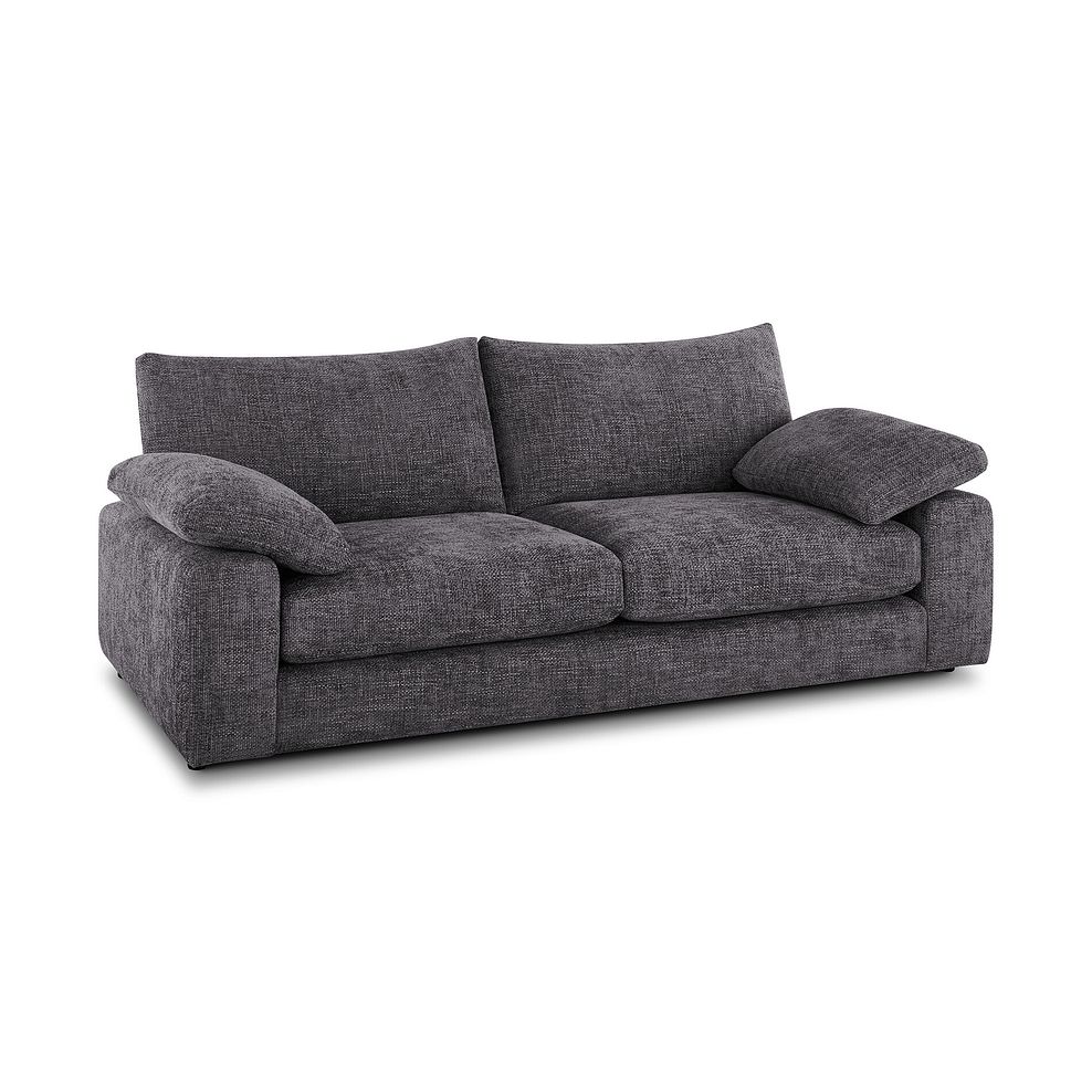 Shelby 3 Seater Sofa in Platinum Fabric 3