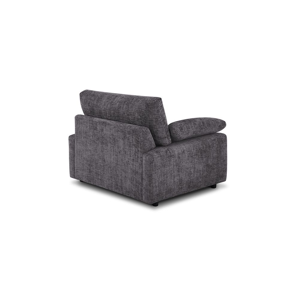 Shelby Armchair in Platinum Fabric 5
