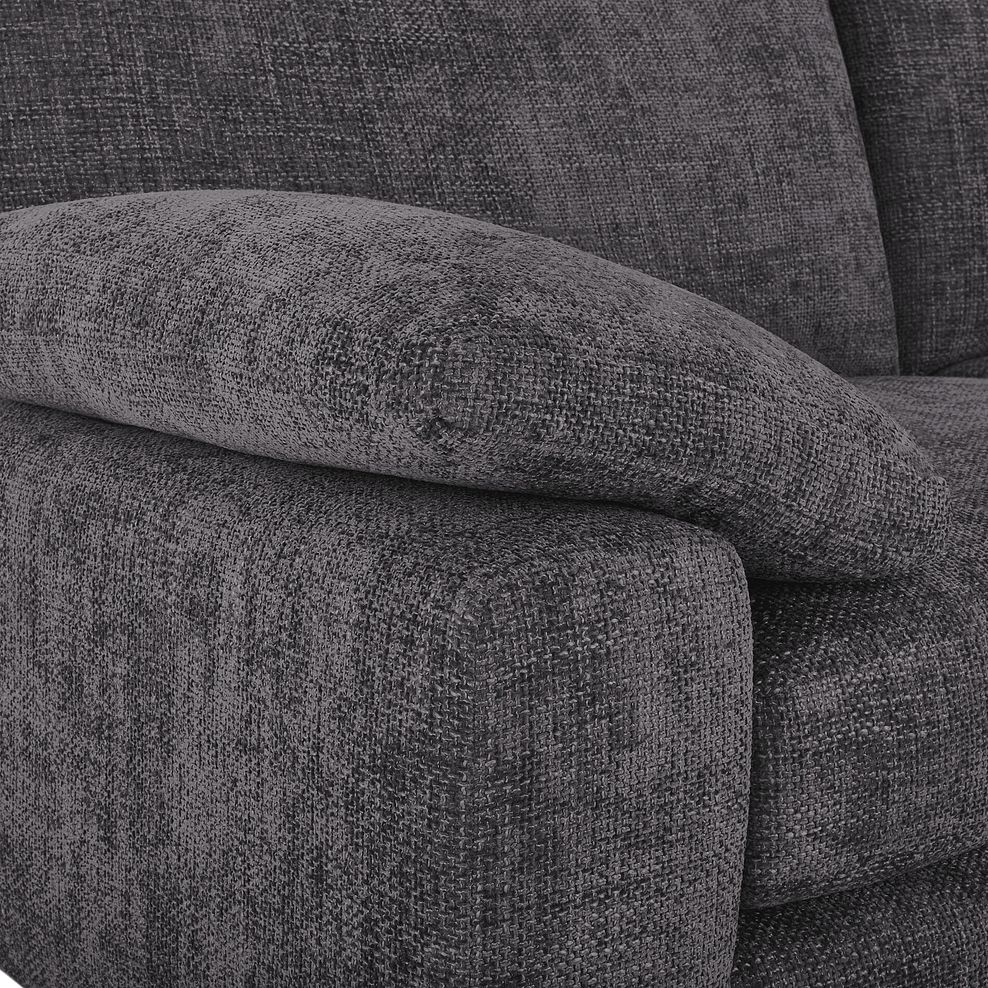 Shelby Right Hand Corner Sofa in Platinum Fabric 6