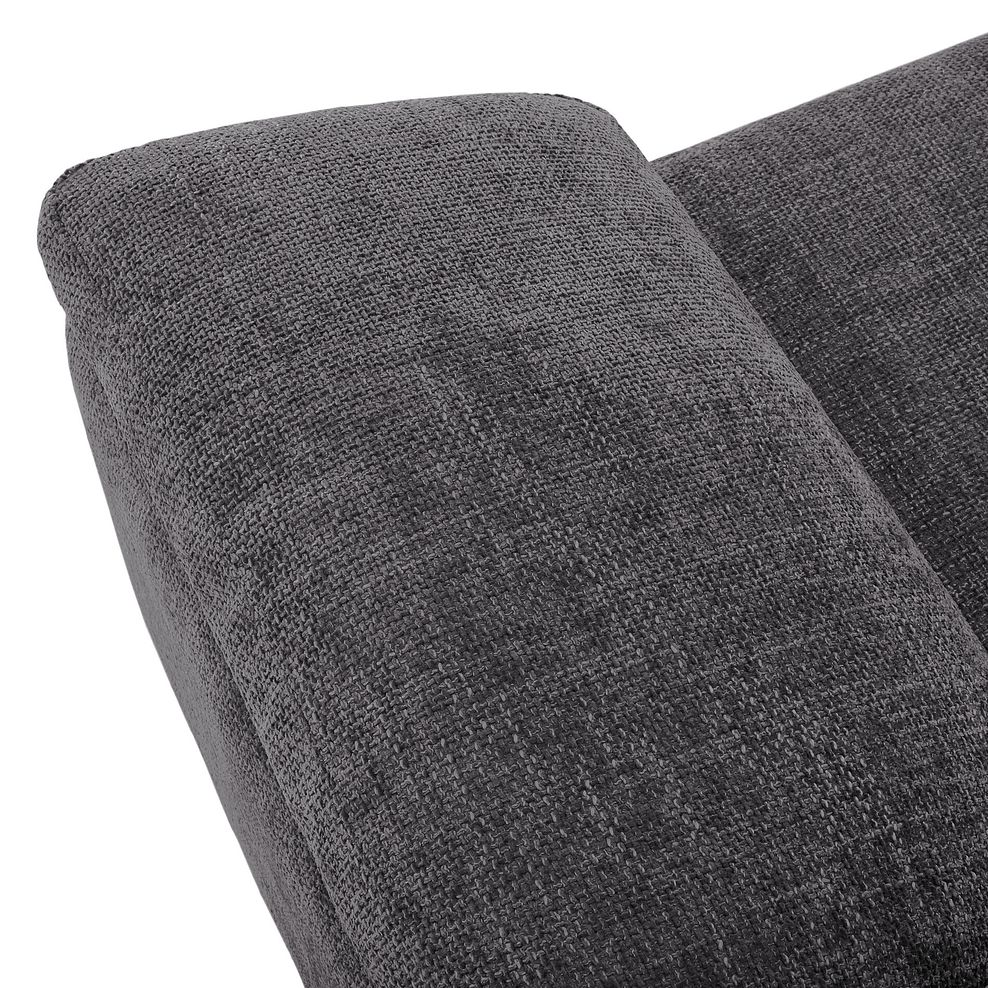 Shelby Right Hand Corner Sofa in Platinum Fabric 7