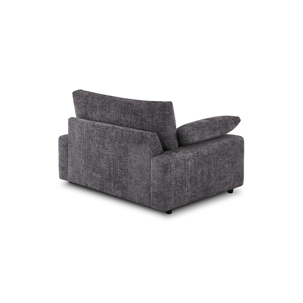 Shelby Loveseat in Platinum Fabric 5