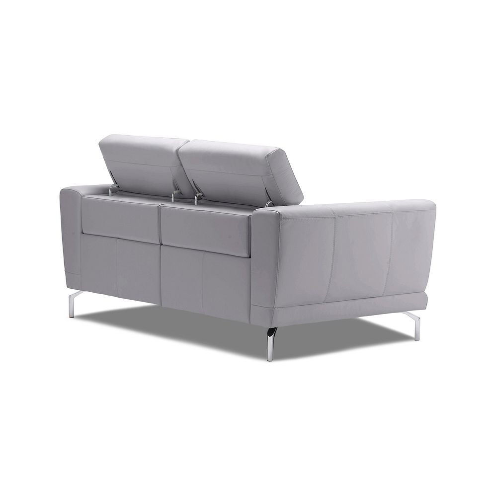 Sienna 2 Seater Sofa in Grey Leather 5