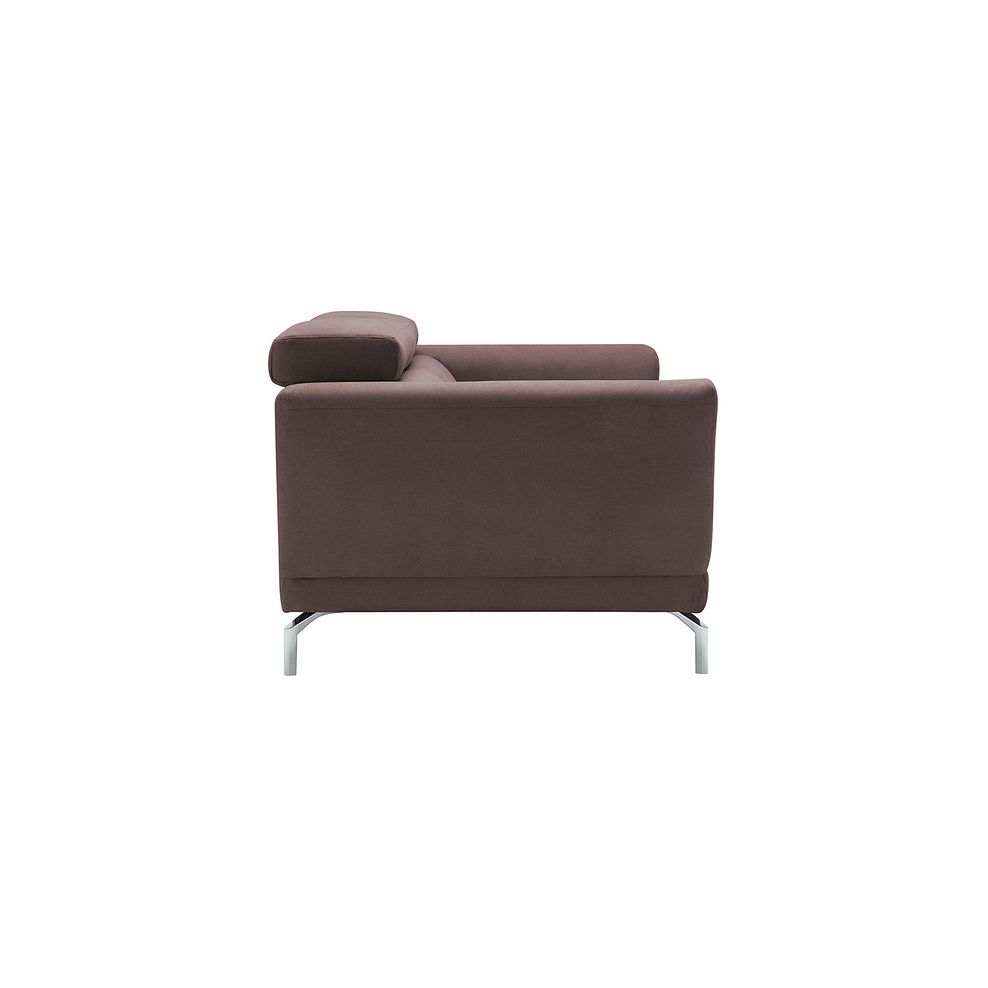 Sienna 3 Seater Sofa in Taupe fabric 7