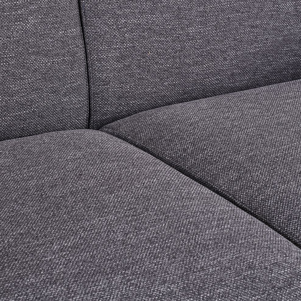Siesta 2 Seater Sofa Bed in Charcoal Fabric 11