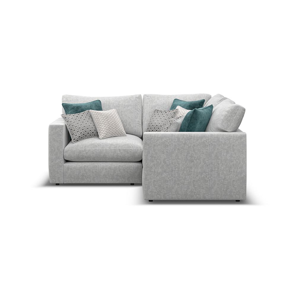 Malvern 3 Seat Modular Corner Sofa in Silver fabric - Group 1 2