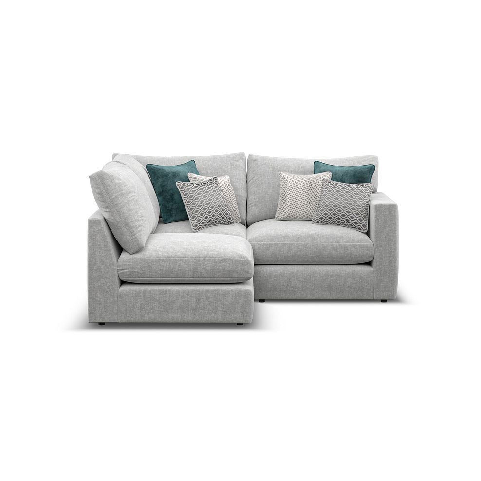 Malvern 3 Seat Right Hand Modular Corner Sofa in Silver fabric - Group 7 4