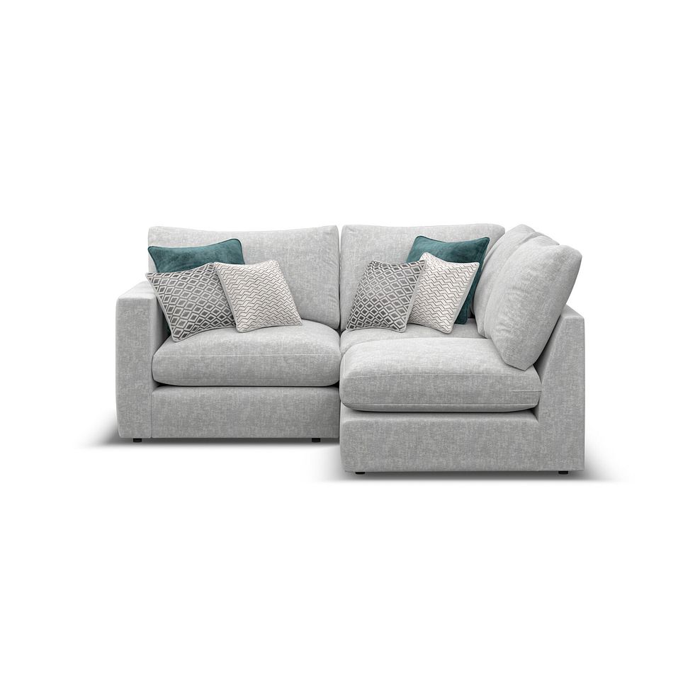 Malvern 3 Seat Left Hand Modular Corner Sofa in Silver fabric - Group 6 3