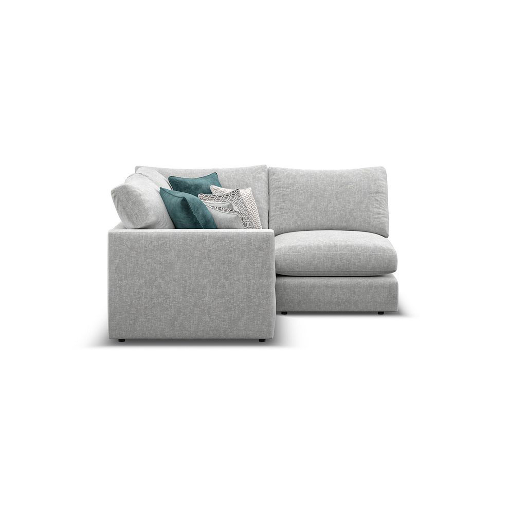 Malvern 3 Seat Left Hand Modular Corner Sofa in Silver fabric - Group 6 5