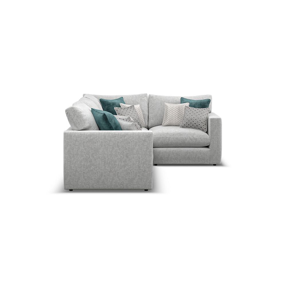 Malvern 4 Seat Modular Corner Sofa in Silver fabric - Group 2 4