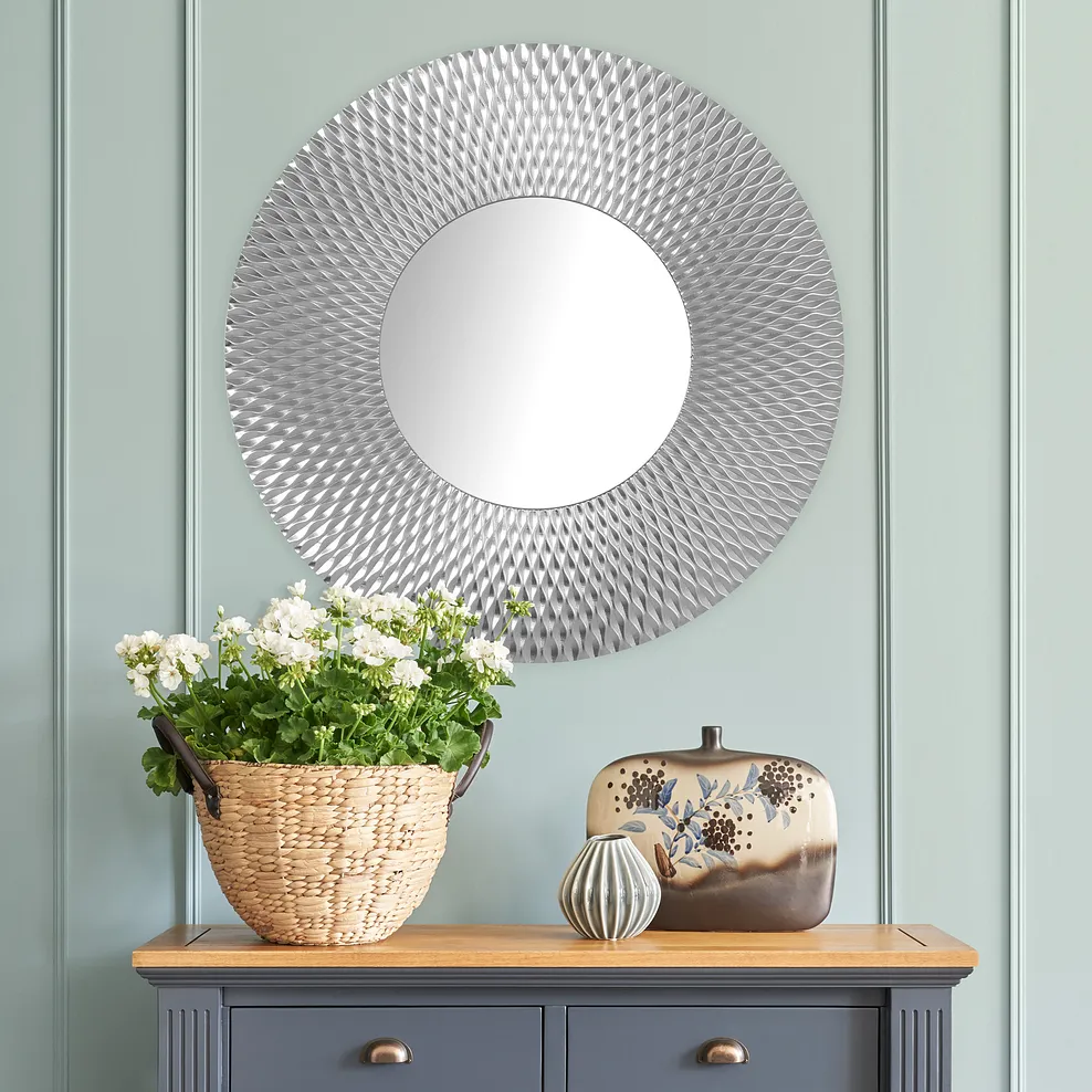 Evelyn Wall Mirror - Silver 1
