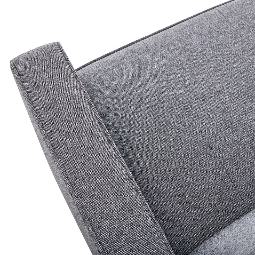 Snooze 2 Seater Sofa Bed in Dark Grey Fabric 11