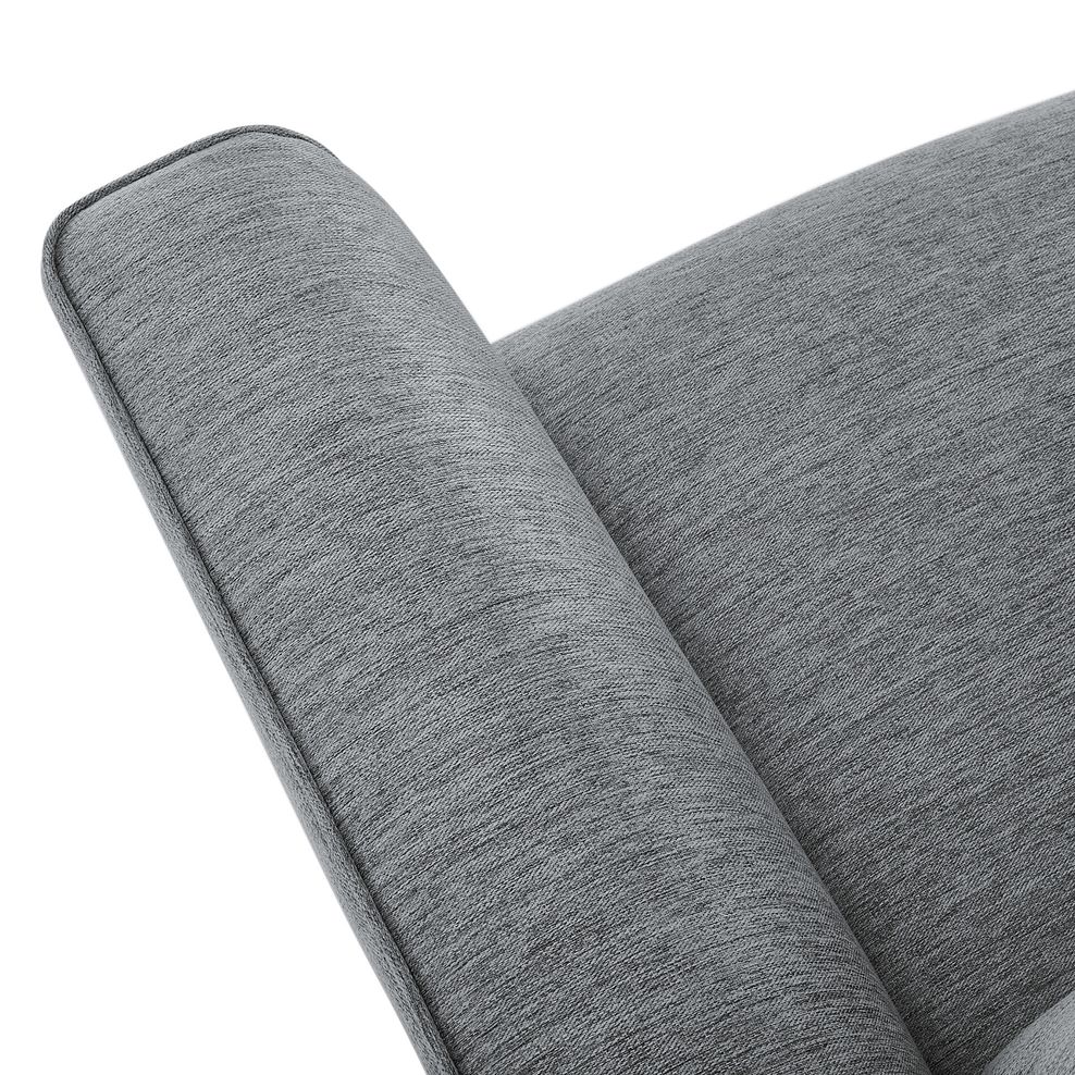 Sofia Armchair in Novak Grey Fabric 9