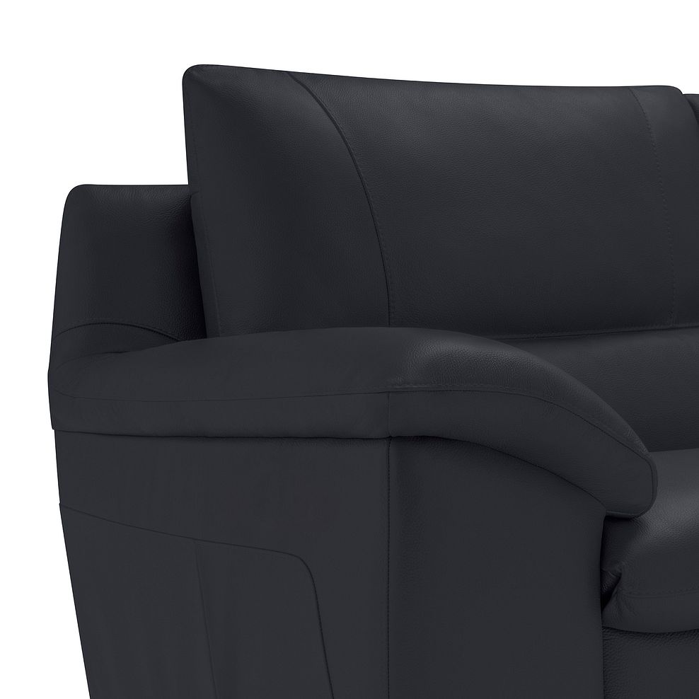 Sorrento 3 Seater Sofa in Anthracite Leather 9