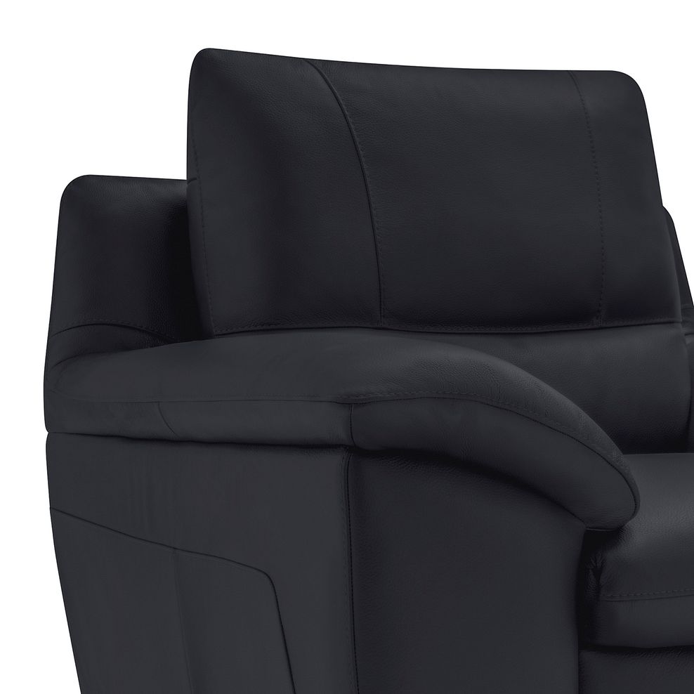 Sorrento Armchair in Anthracite Leather 9