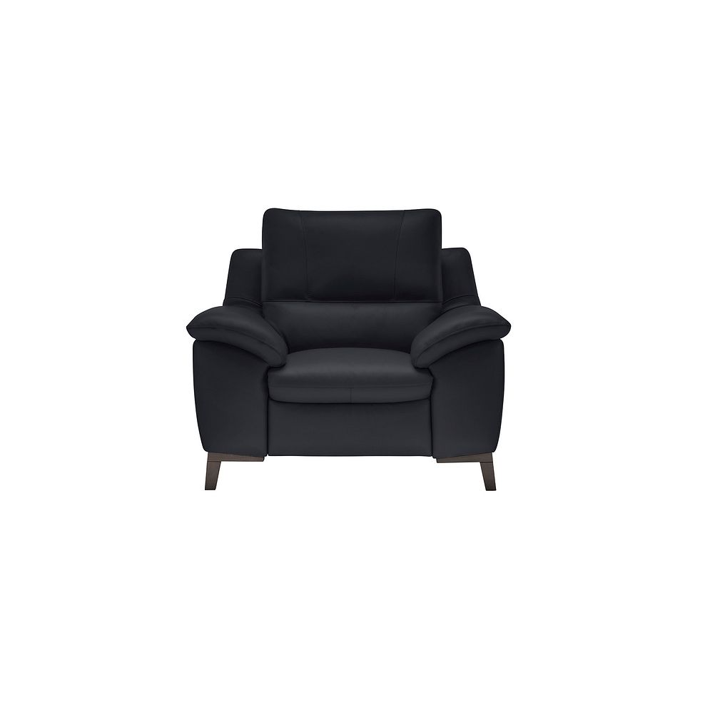 Sorrento Armchair in Anthracite Leather 3