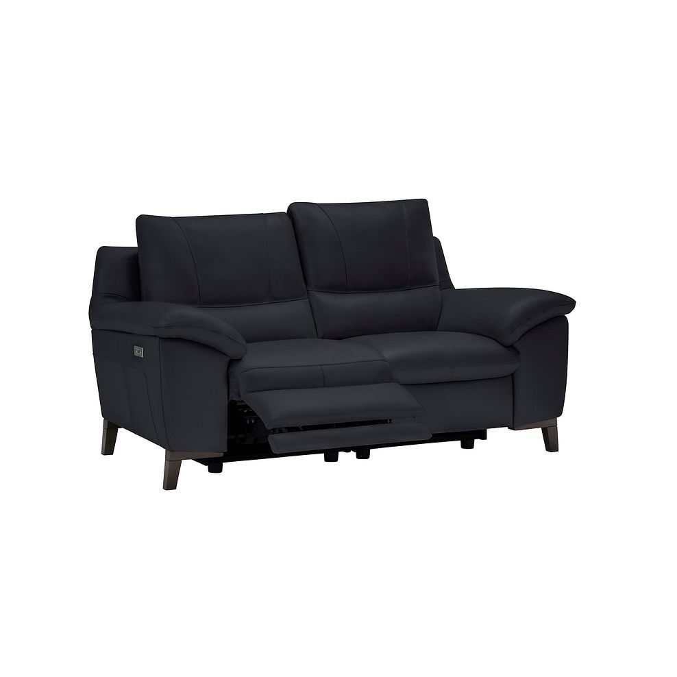 Sorrento 2 Seater Recliner Sofa in Anthracite Leather 5