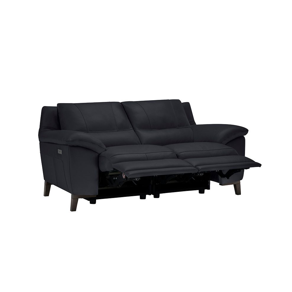 Sorrento 2 Seater Recliner Sofa in Anthracite Leather 7