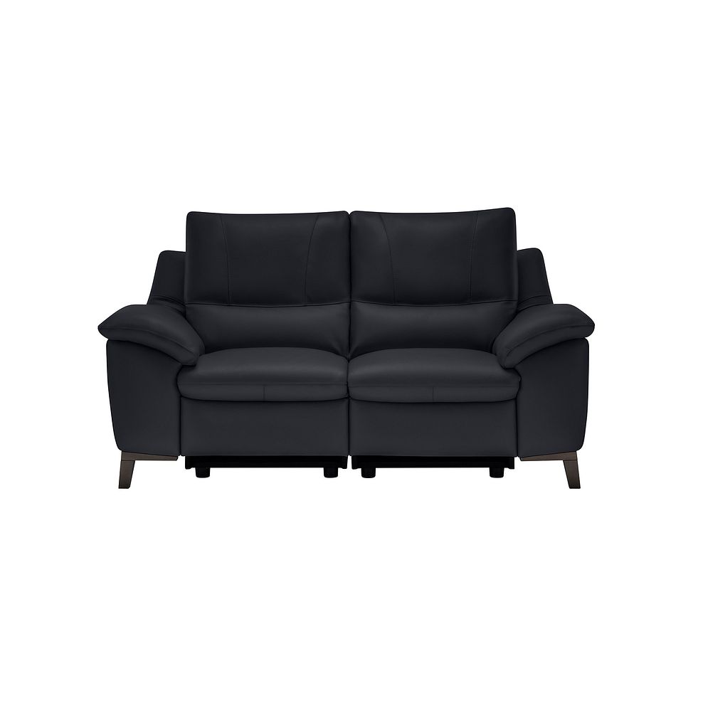 Sorrento 2 Seater Recliner Sofa in Anthracite Leather Thumbnail 4