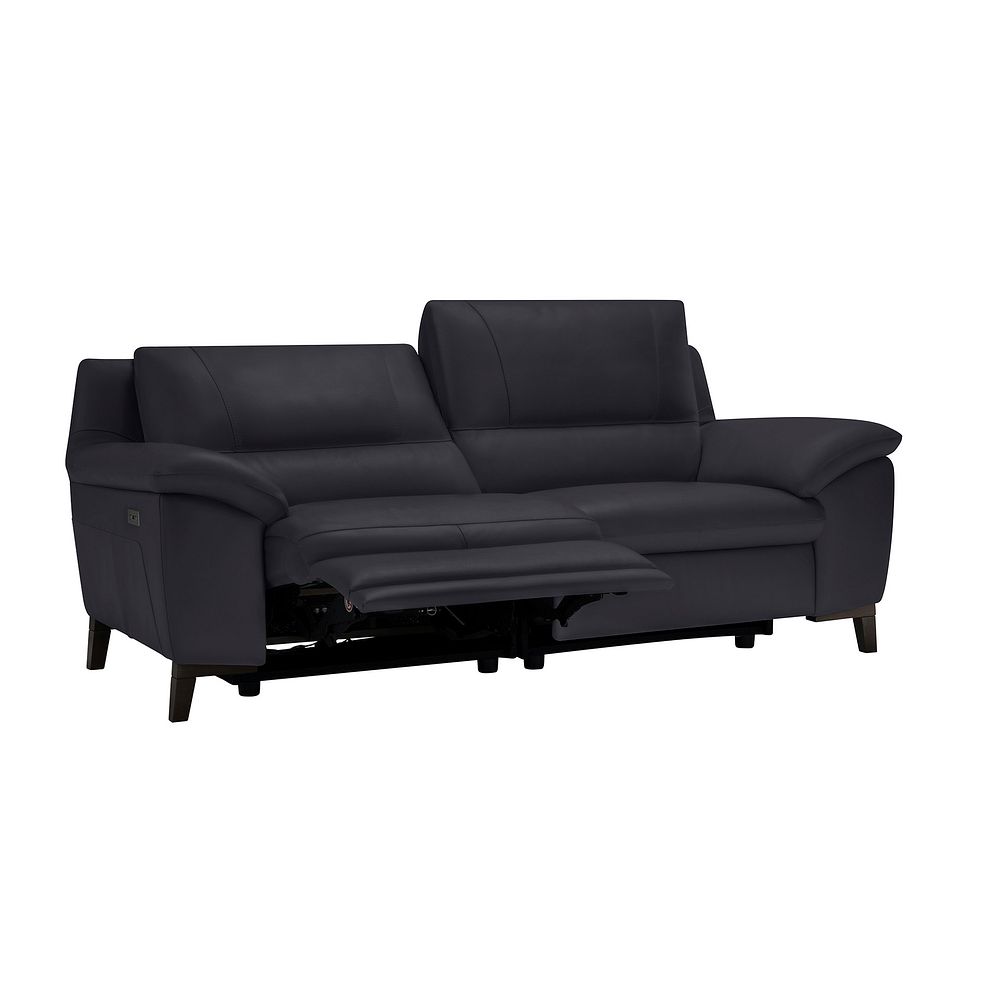 Sorrento 3 Seater Recliner Sofa in Anthracite Leather 6