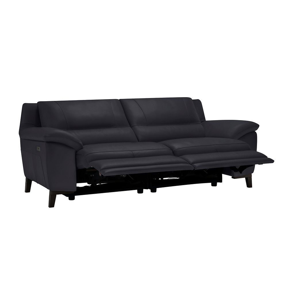 Sorrento 3 Seater Recliner Sofa in Anthracite Leather 7