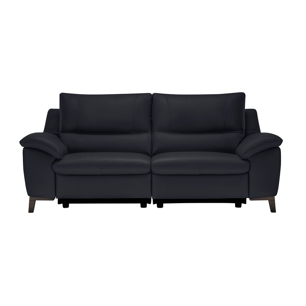 Sorrento 3 Seater Recliner Sofa in Anthracite Leather 4