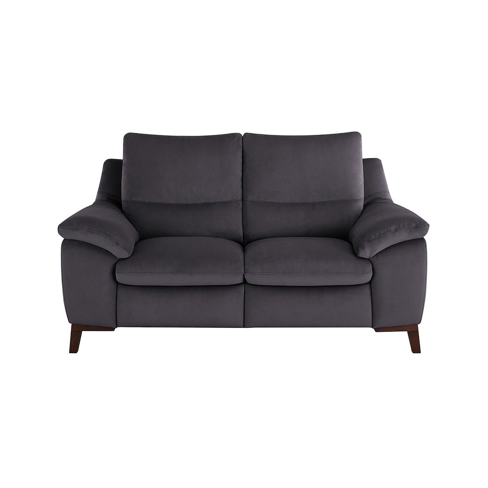Sorrento 2 Seater Sofa in Grey fabric Thumbnail 2