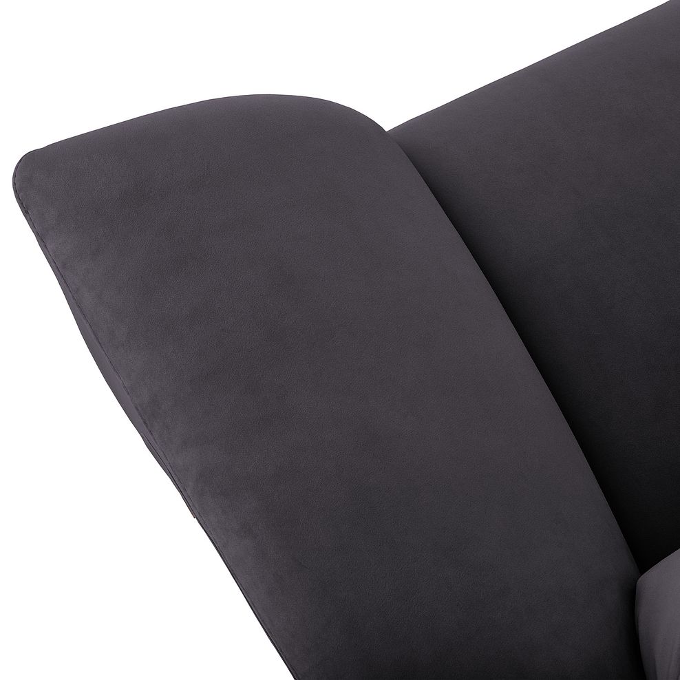 Sorrento 2 Seater Recliner Sofa in Grey fabric 11