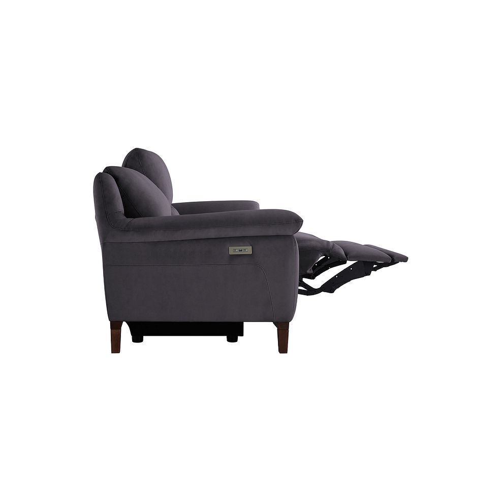Sorrento 2 Seater Recliner Sofa in Grey fabric 8
