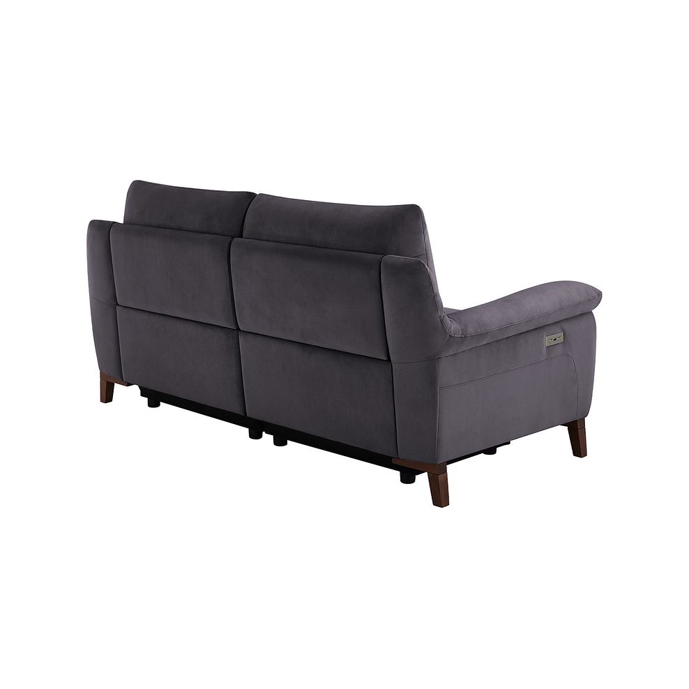 Sorrento 3 Seater Recliner Sofa in Grey fabric 6